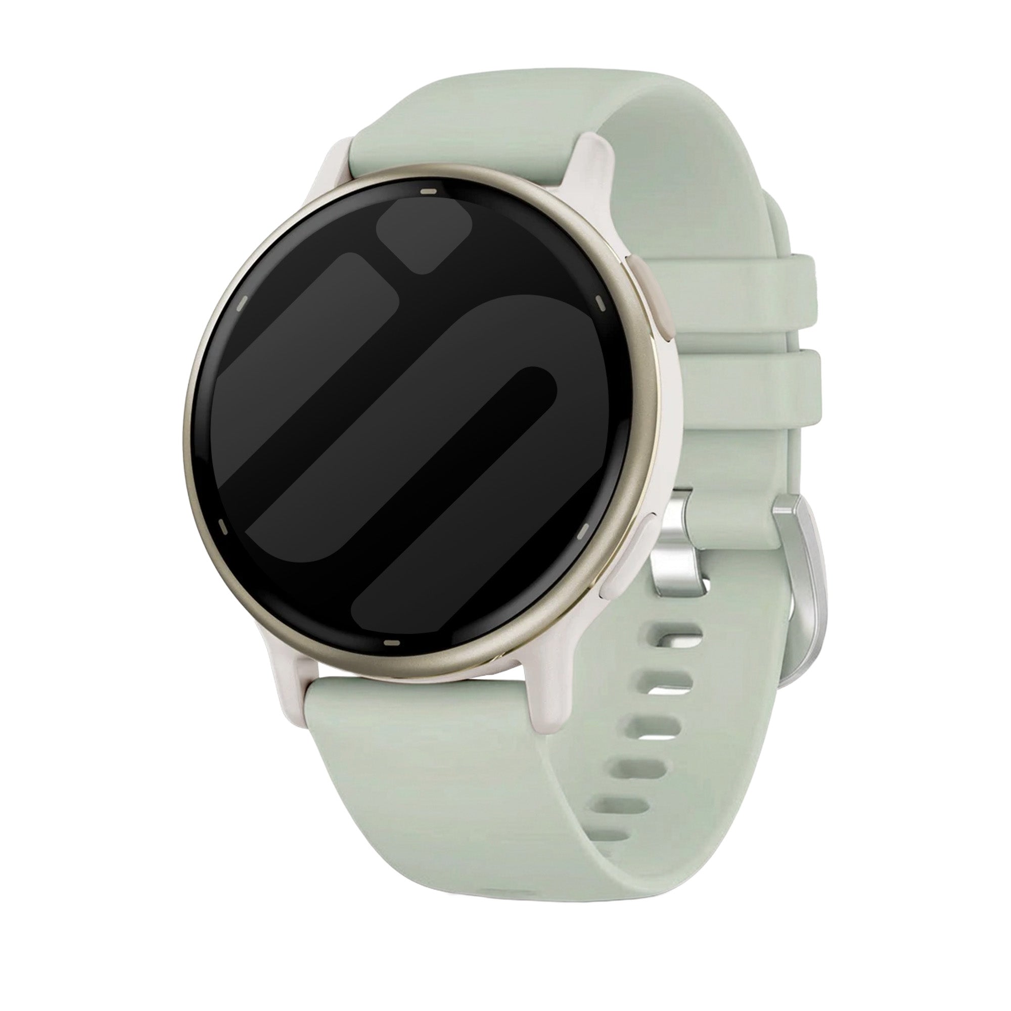 Bracelet silicone classique Garmin Vivoactive 5 (vert clair)