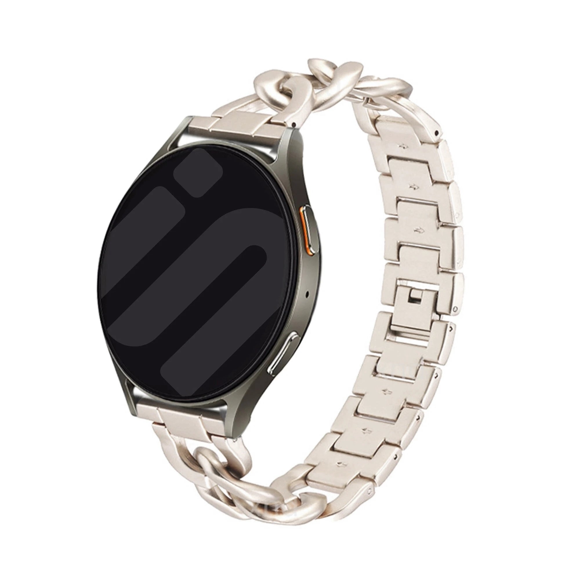 Bracelet chaîne acier Amazfit GTS 2 (lumiére stellaire)