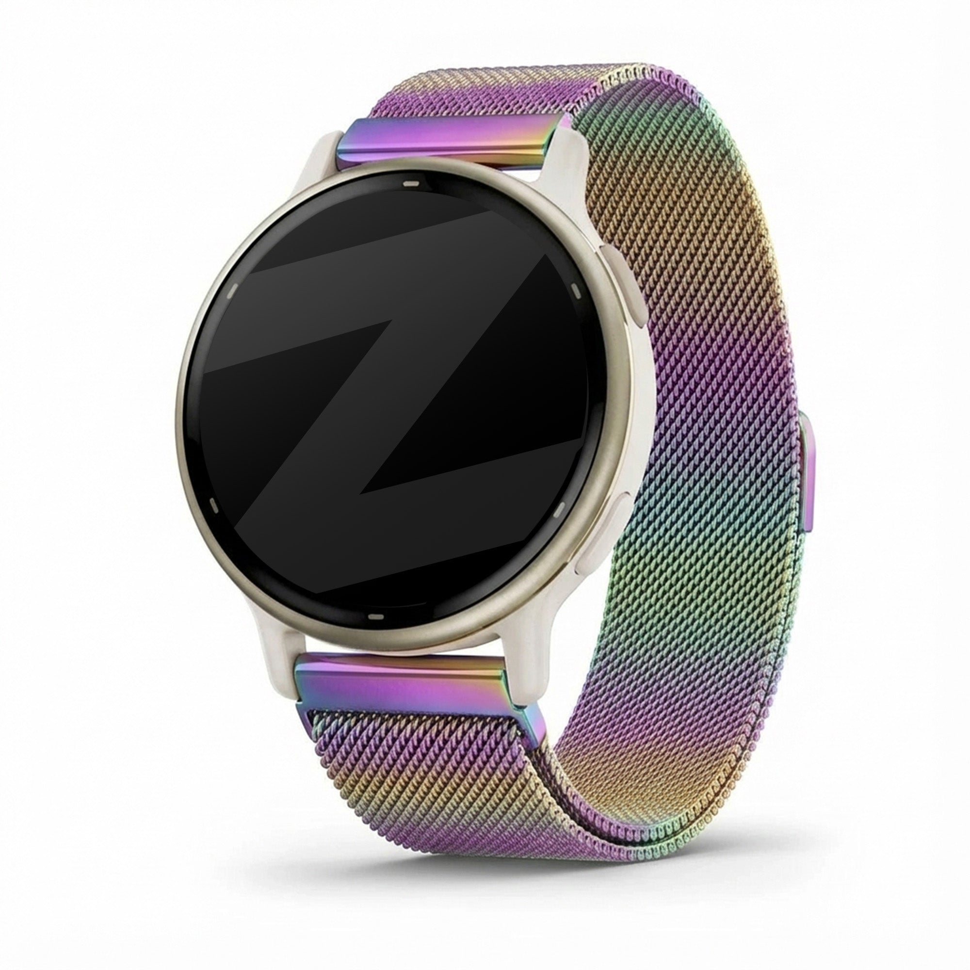 Bandz Bracelet milanais Garmin Vivoactive 5 (arc-en-ciel)