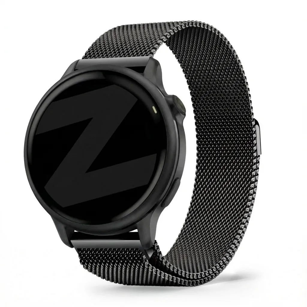 Bandz Bracelet milanais loop Garmin Vivoactive 6 (noir)