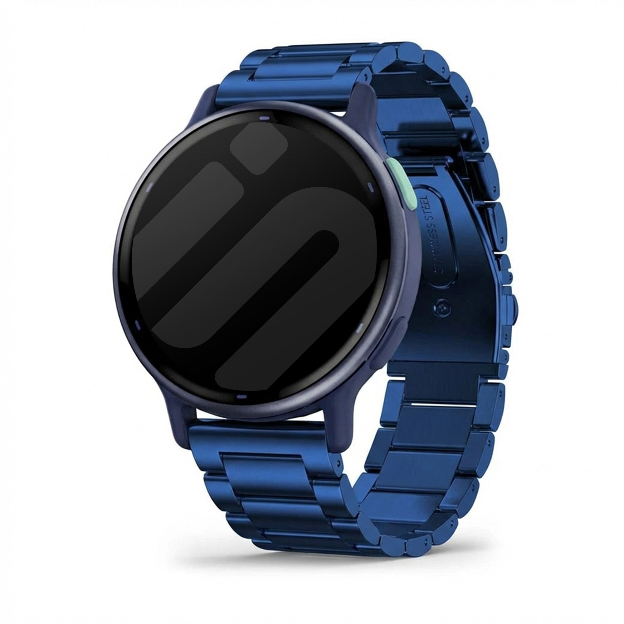 Bracelet acier Garmin Vivoactive 5 (bleu)