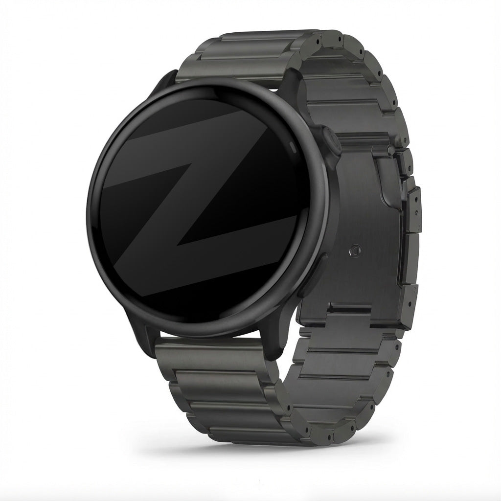 Bandz Bracelet titane Garmin Vivoactive 6 (noir)