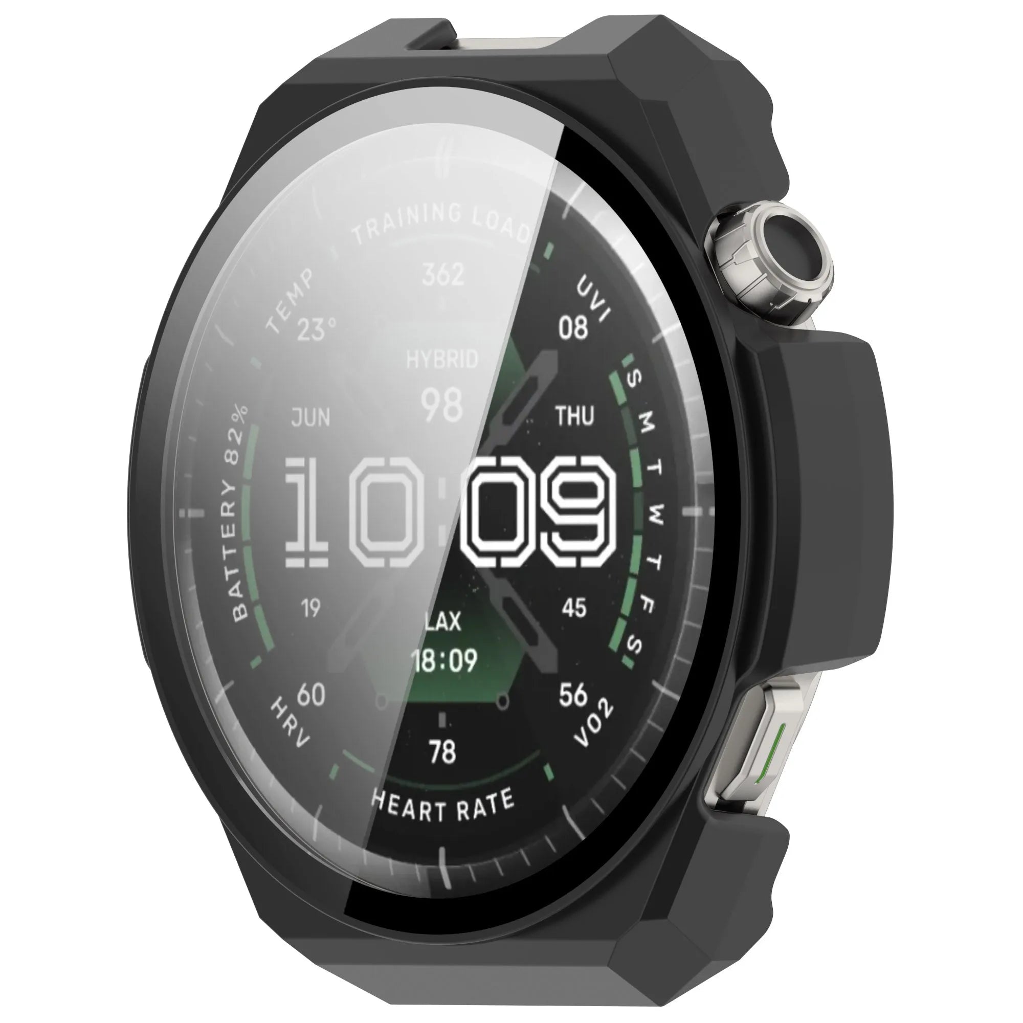 Amazfit Balance 3 PC Case with Glass (Black)
