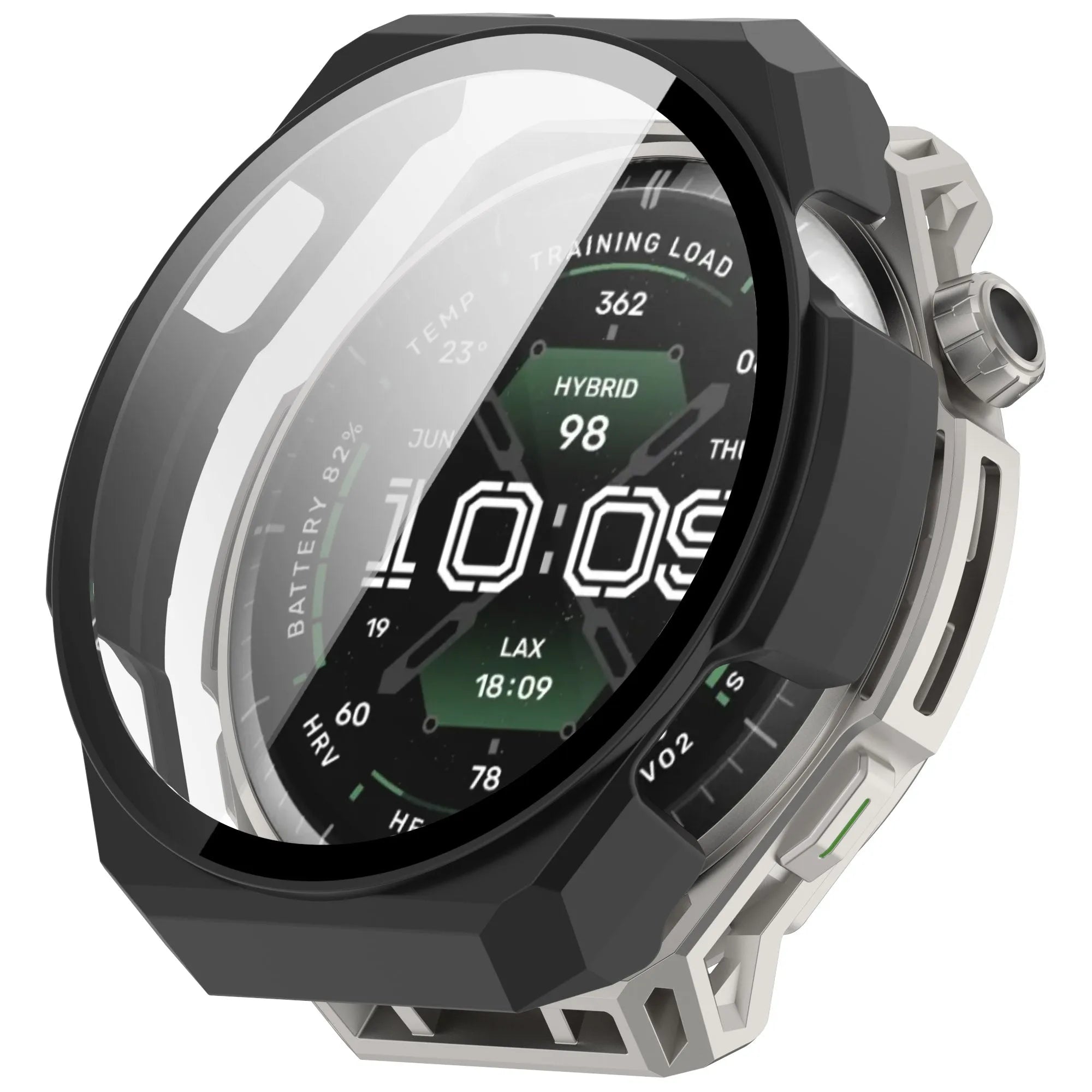 Amazfit Balance 3 PC Case with Glass (Black)