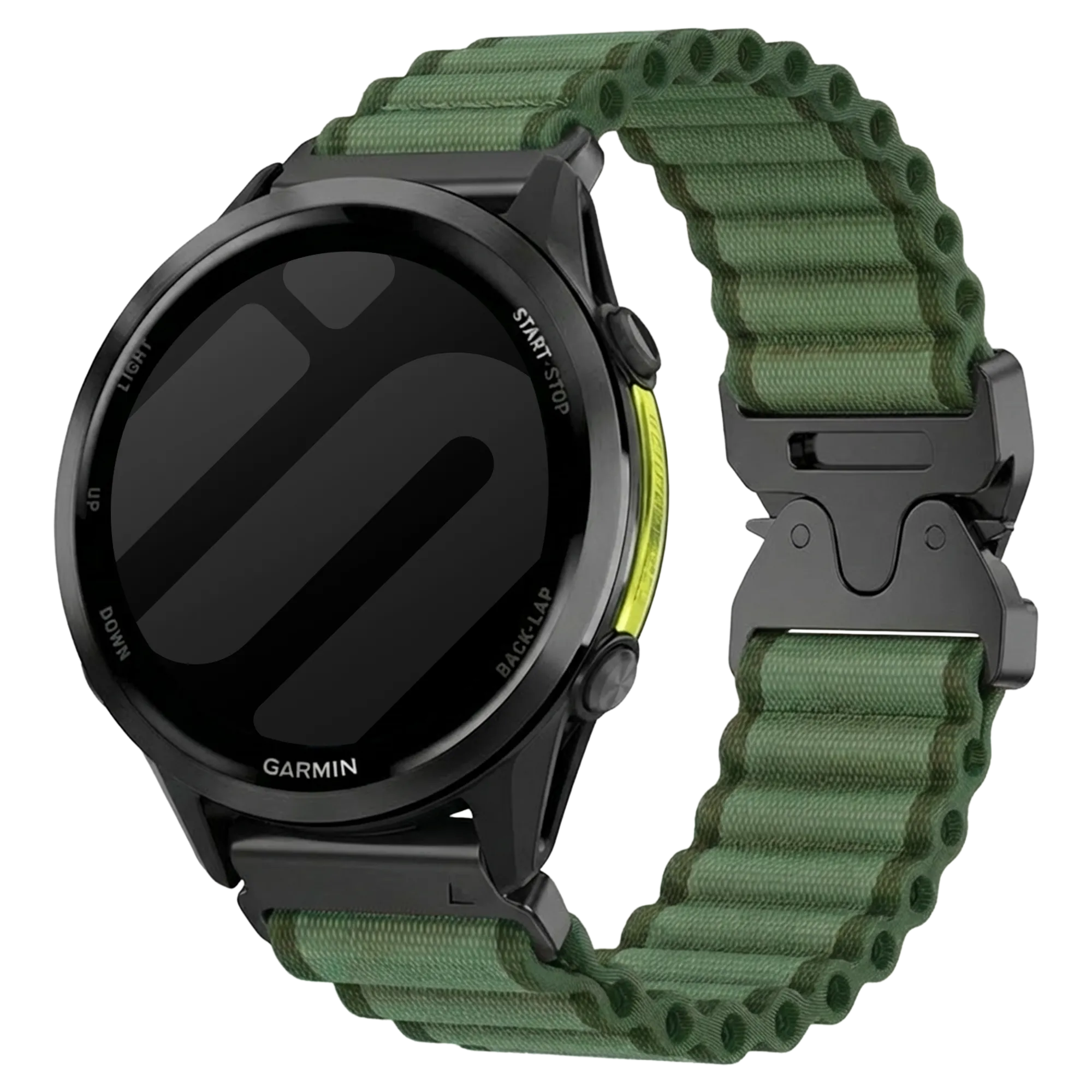 Garmin Forerunner 970 Outdoor Nylon Strap (Green)