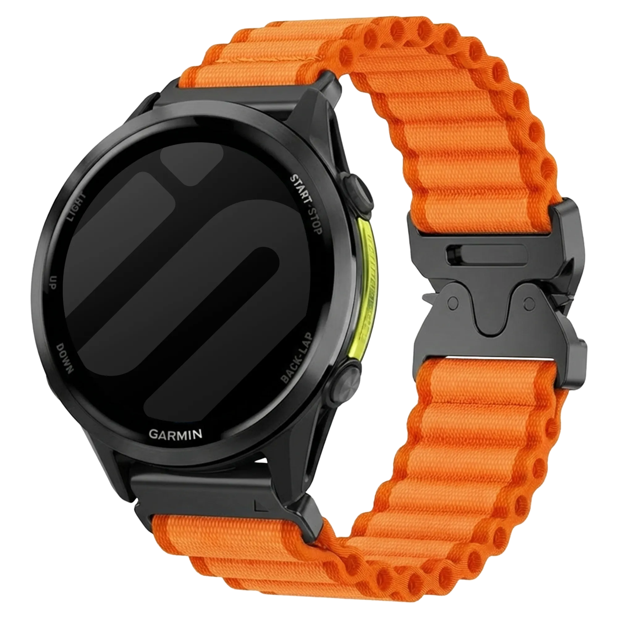 Garmin Forerunner 970 Outdoor Nylon Strap (Orange)