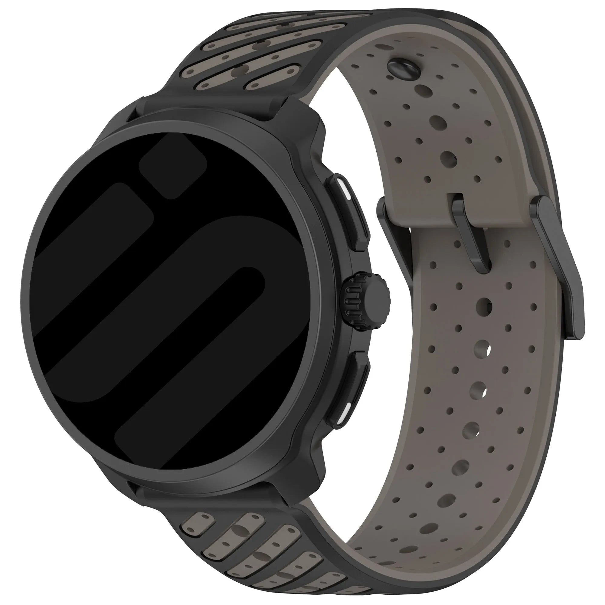 Suunto Race (S) Striped Silicone Strap (Grey)