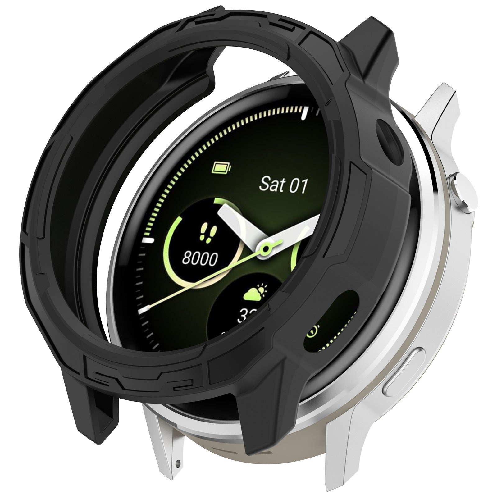 Coque TPU résistante Garmin Venu 4 - 45mm (noir)