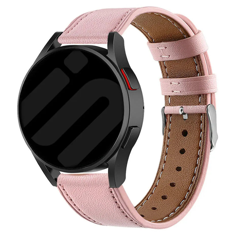 Bracelet cuir moderne Amazfit Active (rose)