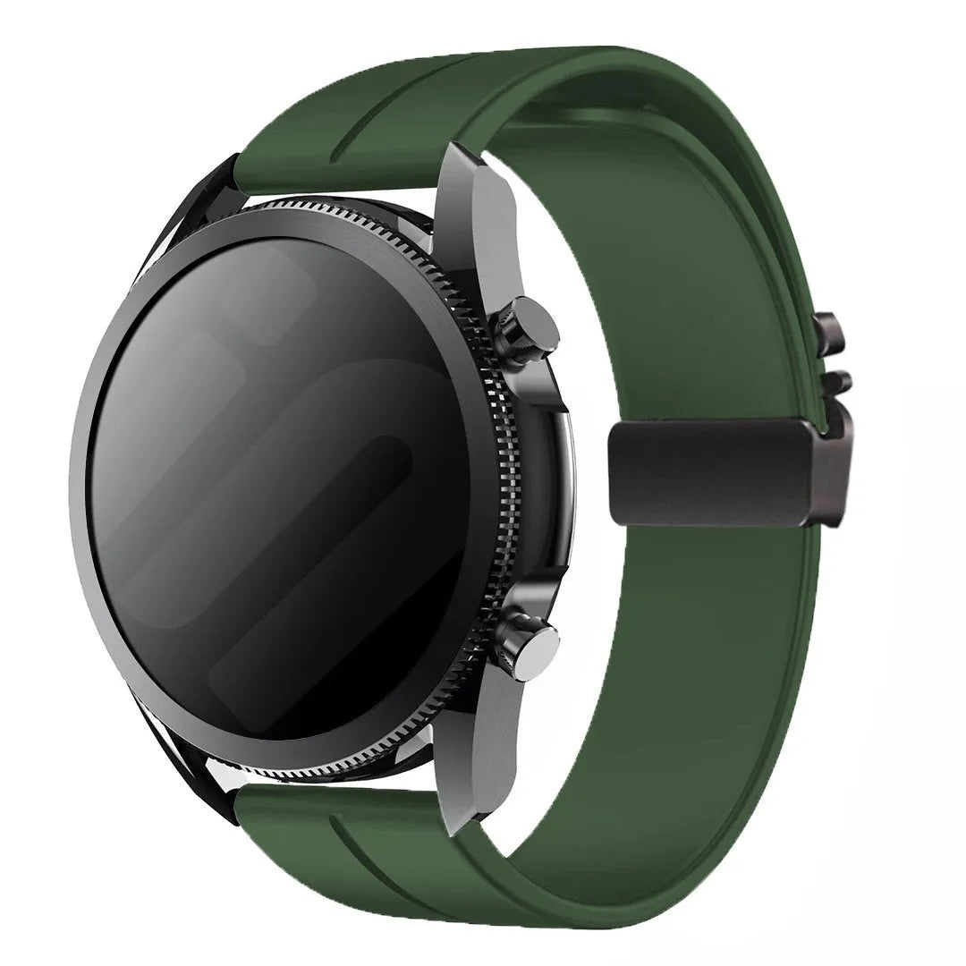 Suunto 9 Peak Pro Silicone Strap with P-Buckle (Green)