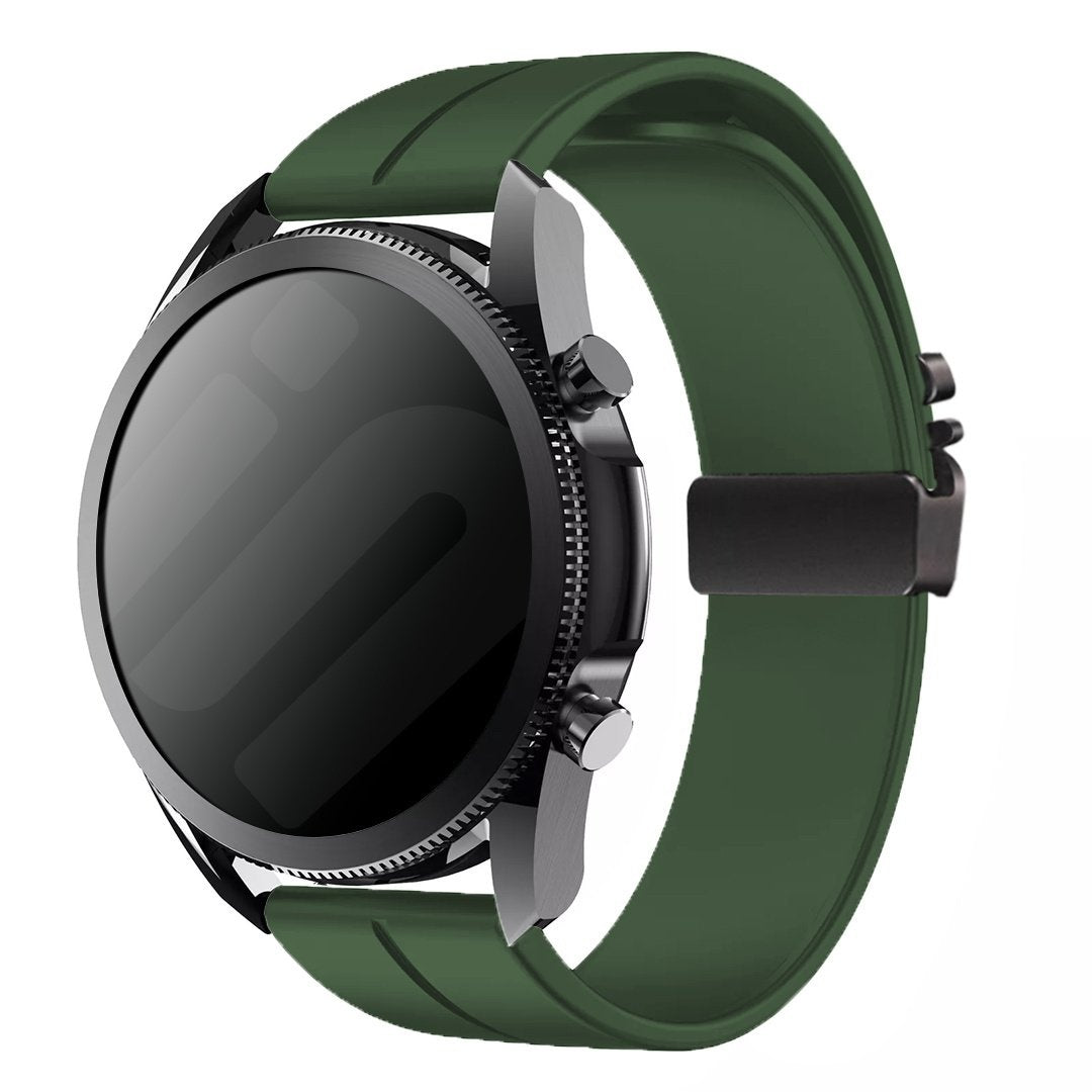Bracelet silicone Withings ScanWatch Nova avec boucle P (vert)