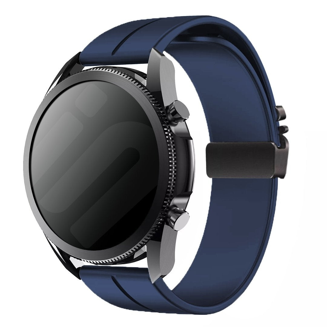 Bracelet silicone boucle en P Huawei Watch GT 7 - 46mm (bleu foncé)
