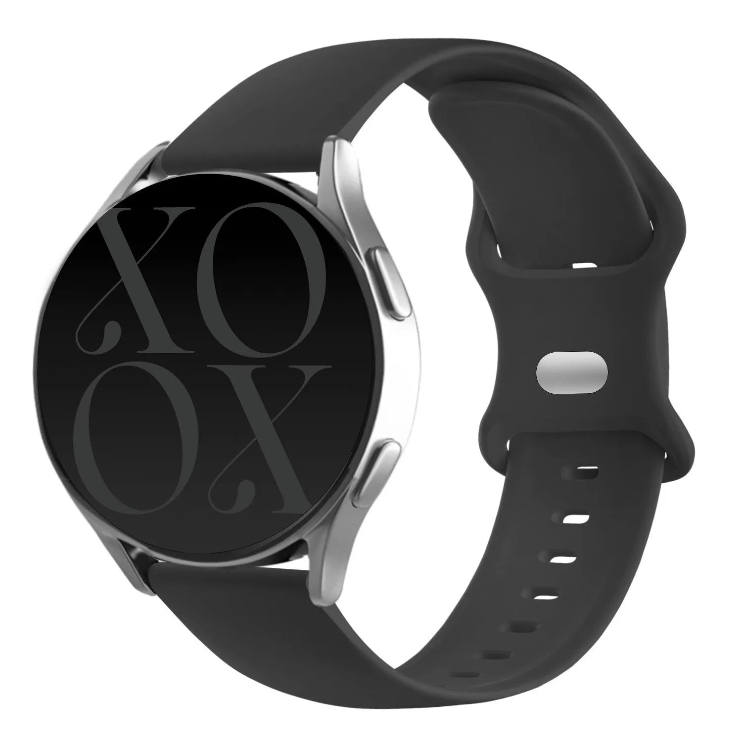 Bracelet silicone xoxo Wildhearts Fossil Gen 5e 44mm (noir)