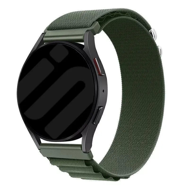 Bracelet nylon Alpine Oppo Watch X2 (vert)