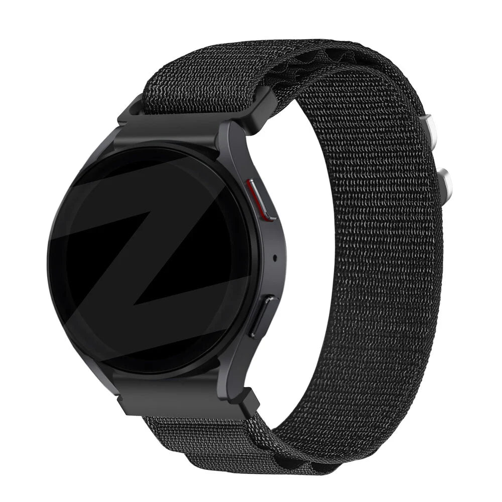 Bandz Bracelet nylon Alpine Huawei Watch 5 - 46mm (noir)