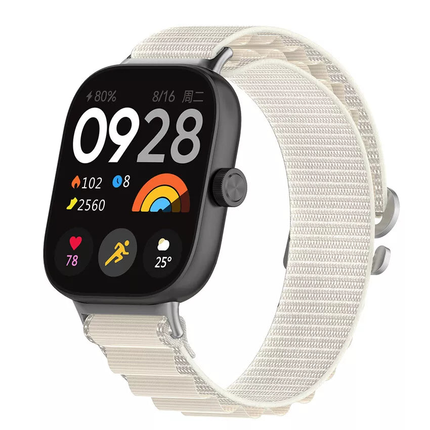 Bracelet Alpine nylon Xiaomi Smart Band 10 Pro (lumière stellaire)