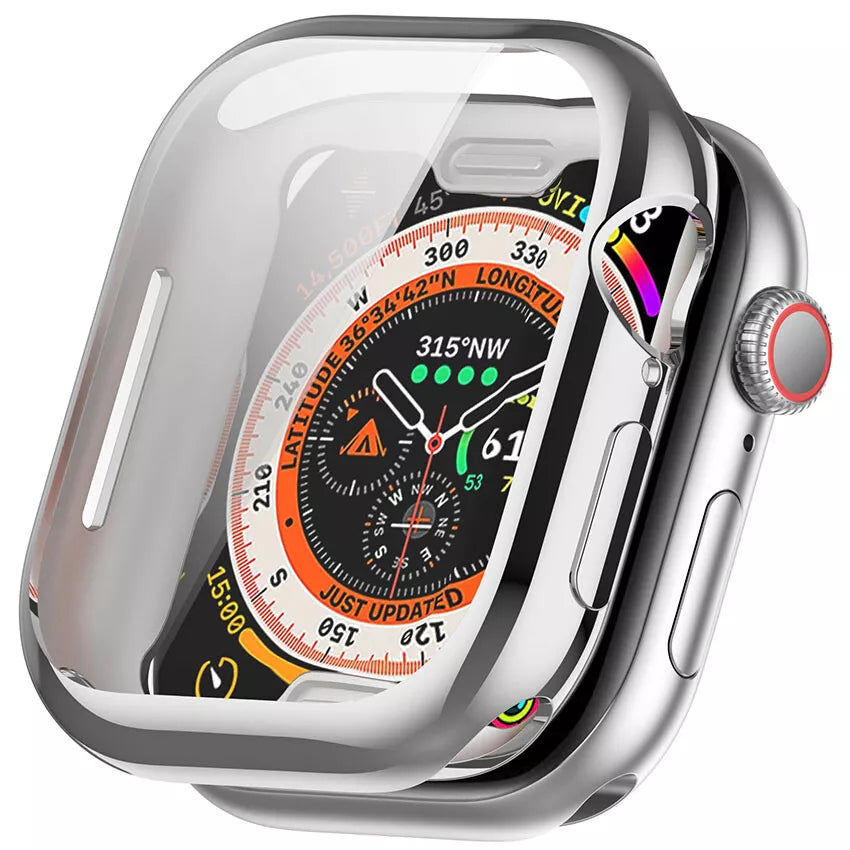 Coque TPU Apple Watch 10 & 11 (argenté)