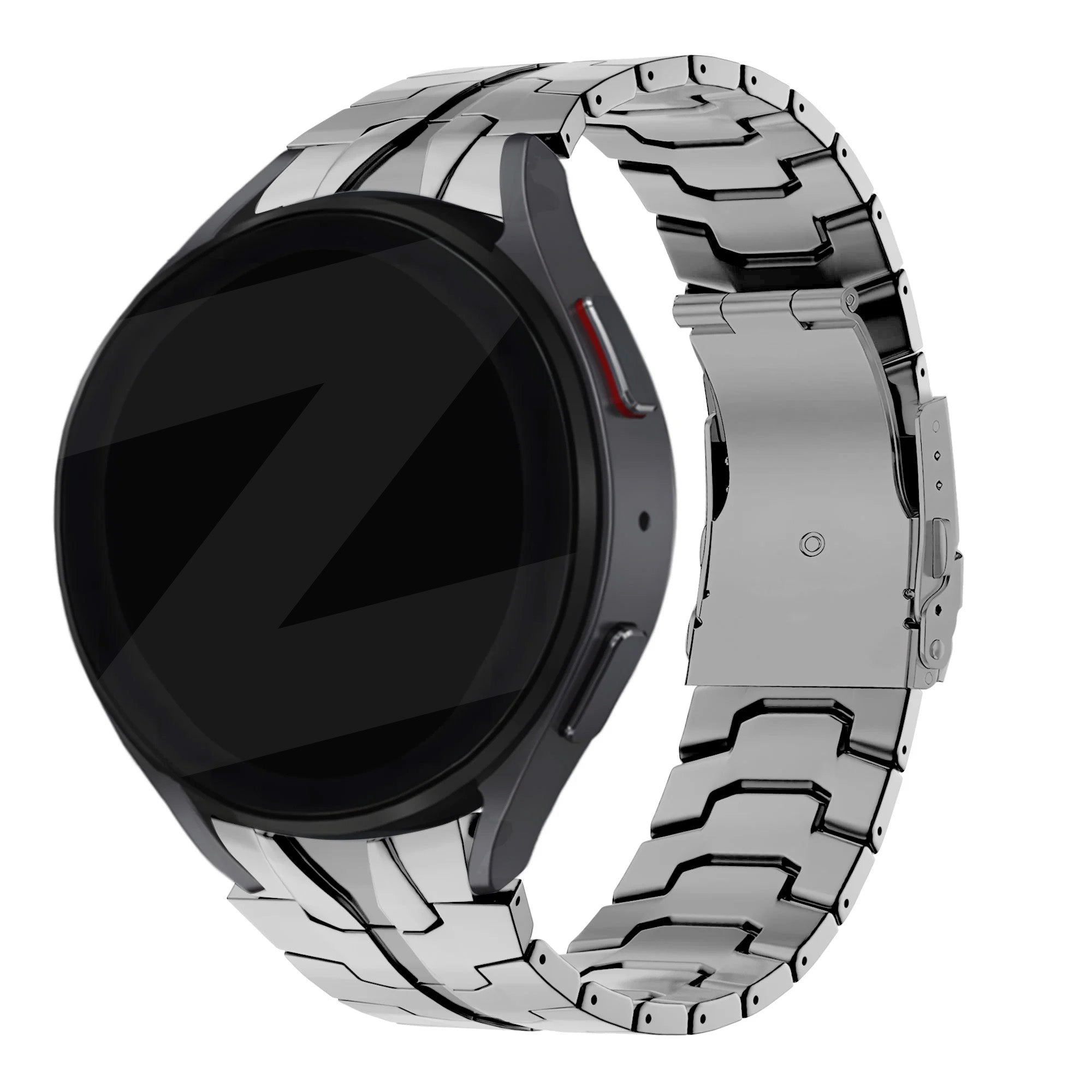 Bandz Samsung Galaxy Watch 4 Classic 46mm Steel Strap 'Iron' (Silver)
