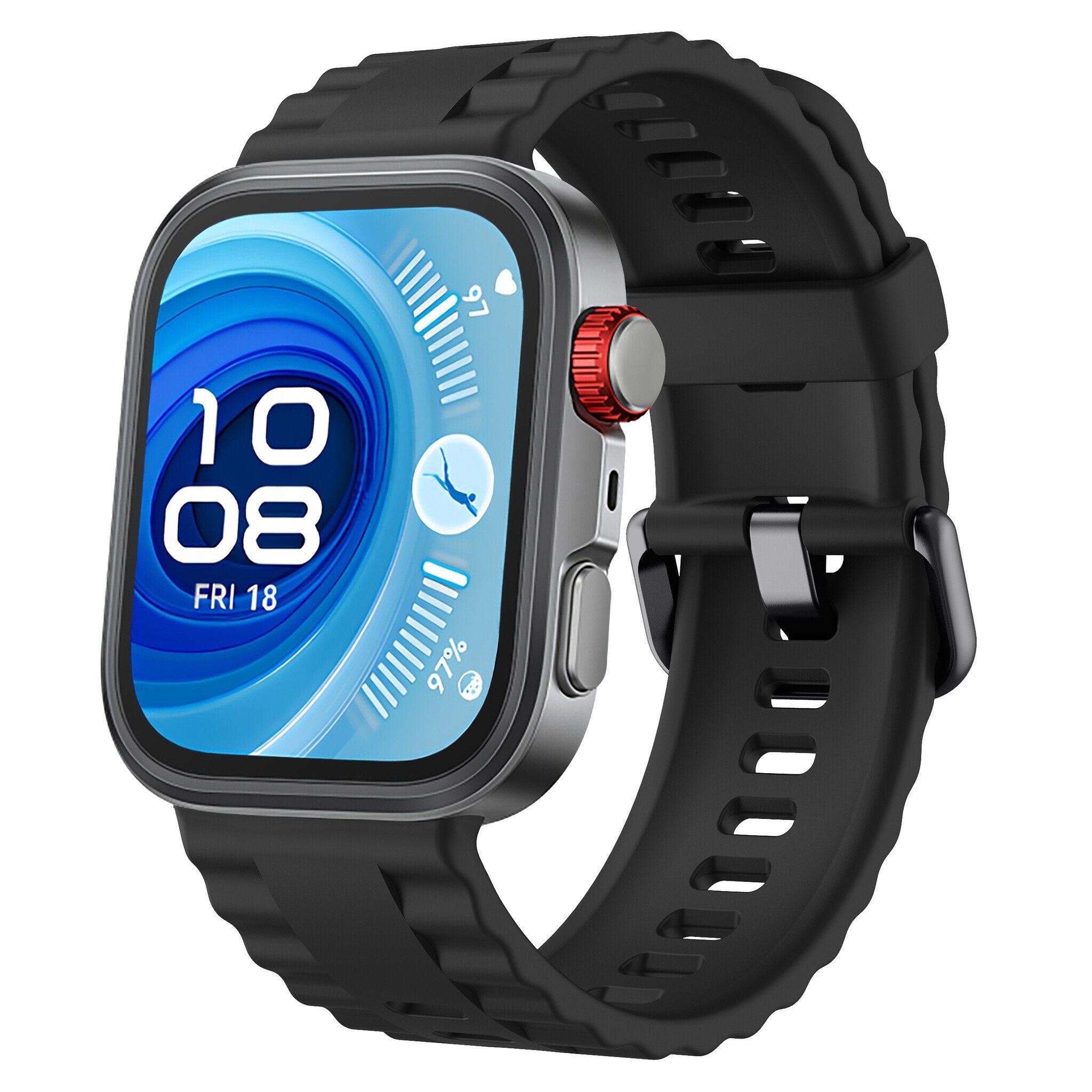 Huawei Watch Fit 4 Silicone Classic Strap (Black)