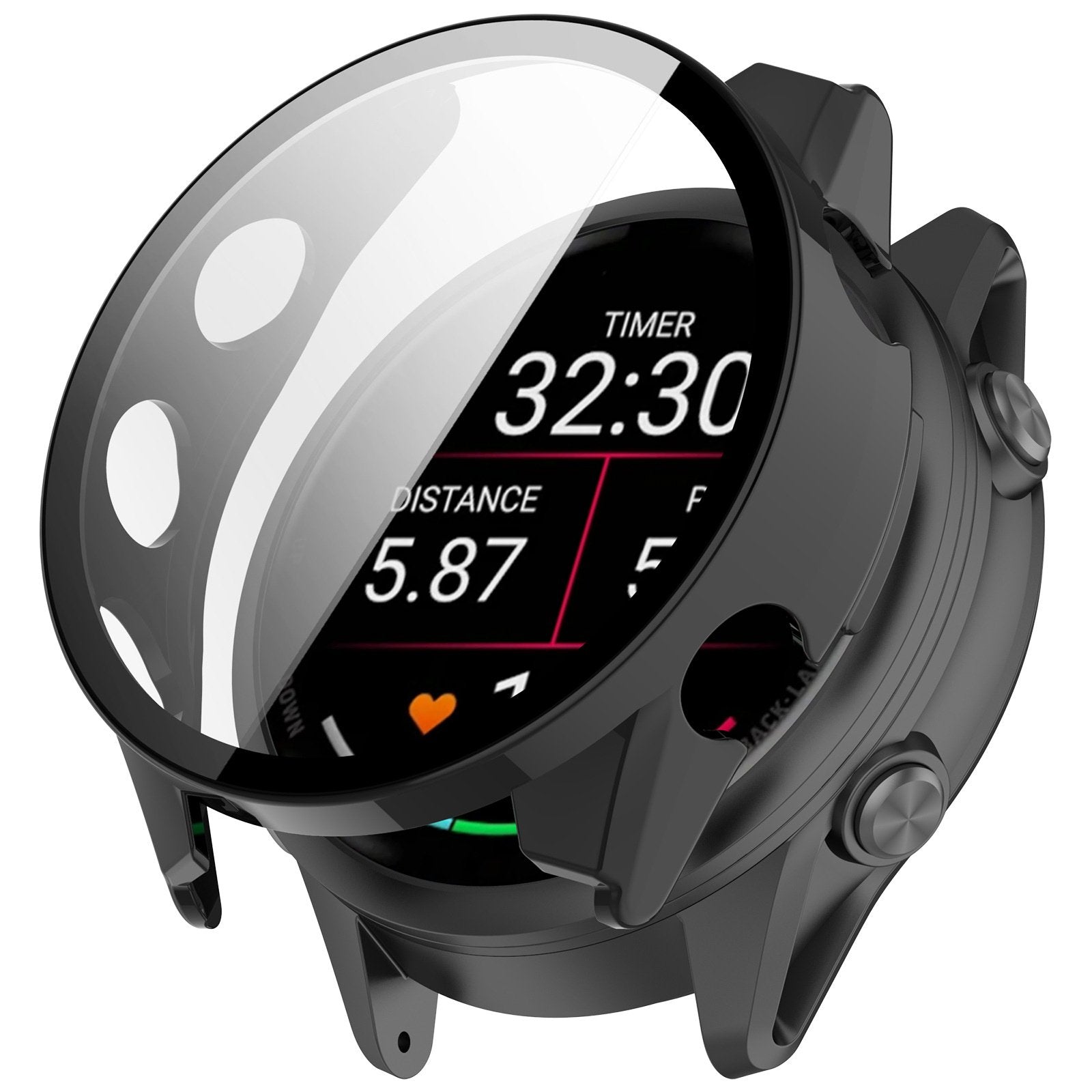 Garmin Forerunner 570 - 47mm Hard Case with Glass (Black)