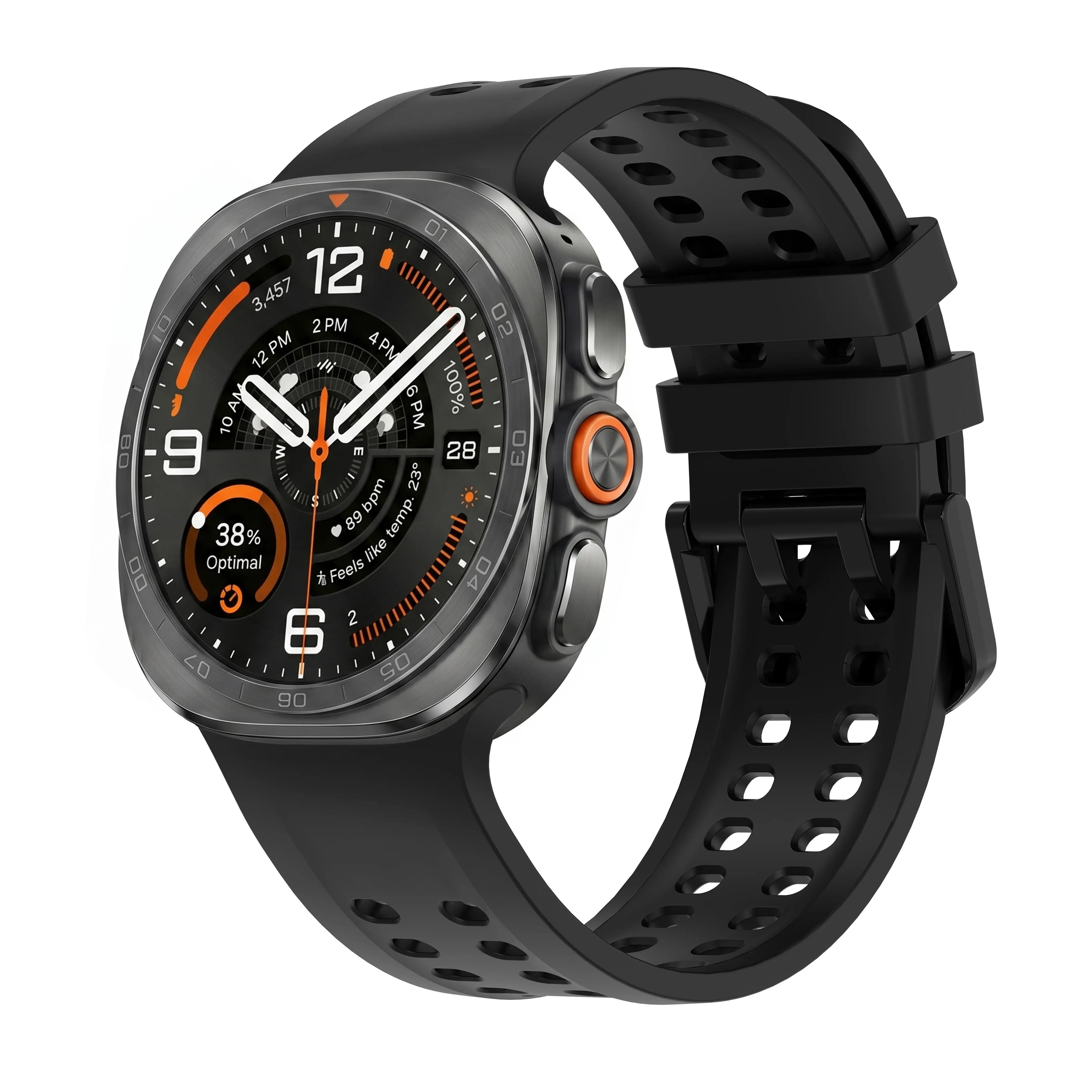 Bracelet silicone Samsung Galaxy Watch Ultra (noir)