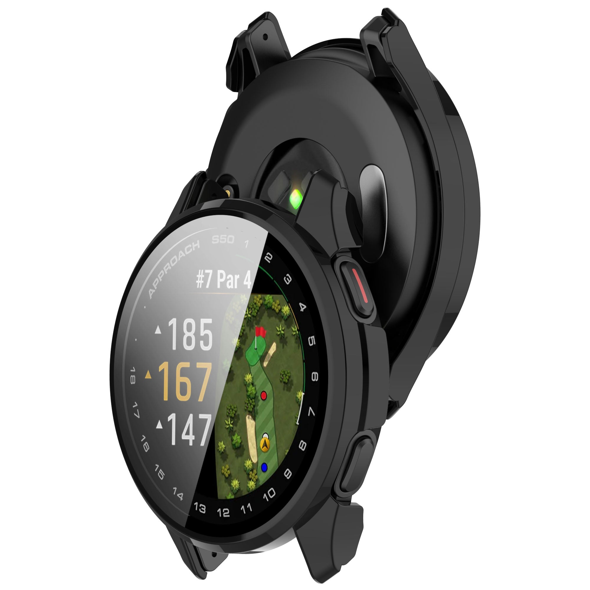 Coque avec verre Garmin Approach S50 (noir)