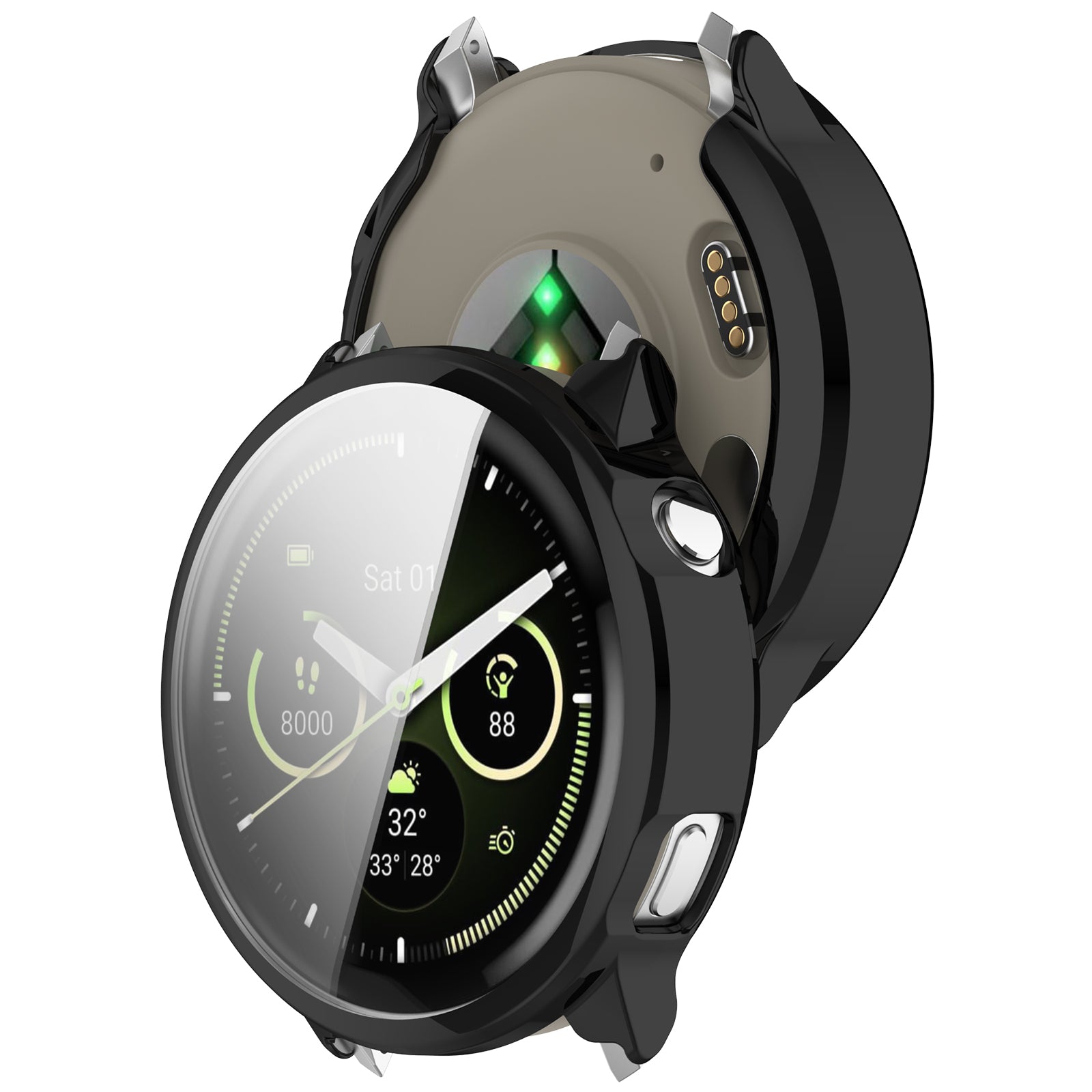 Coque TPU Garmin Venu 4 - 45mm (noir)