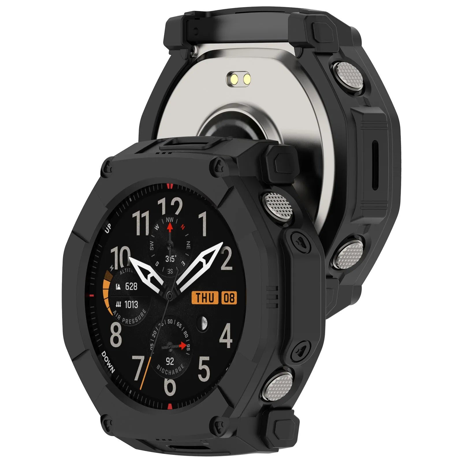 Amazfit T-Rex Ultra 2 Rugged TPU Case (Black)