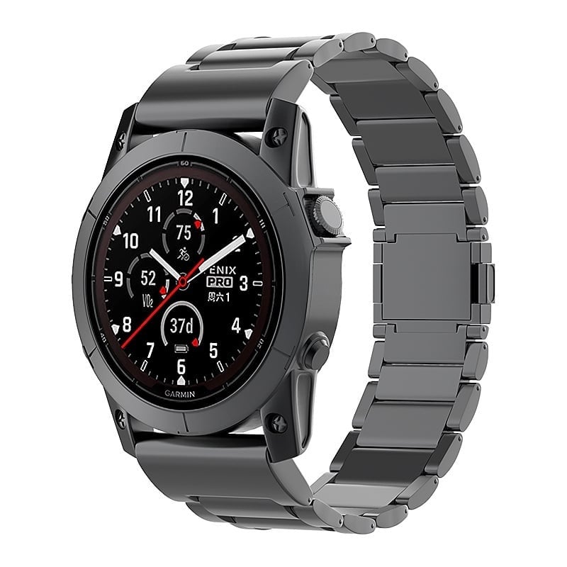 Bracelet titane magnétique Garmin Descent MK2(i) (noir)