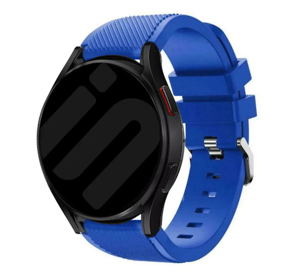 Bracelet silicone sergé Amazfit Balance 2 (bleu)