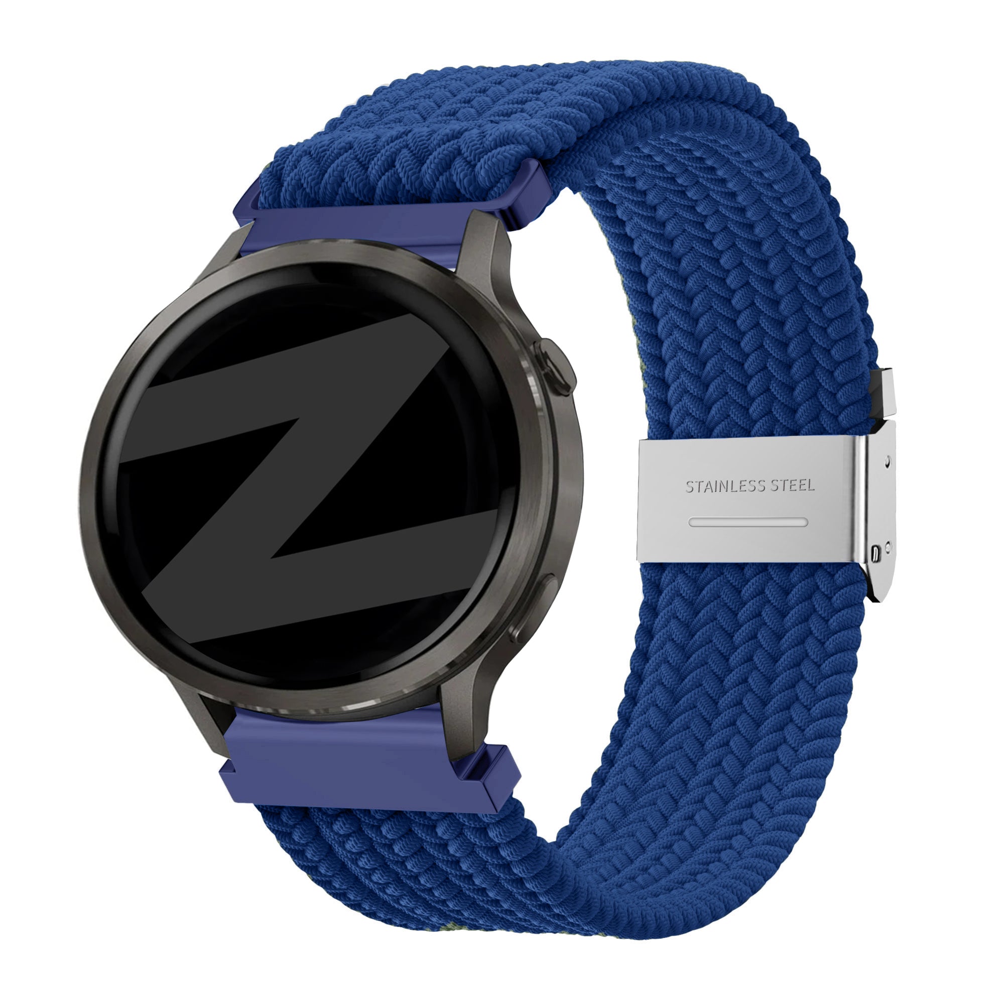 Bandz Garmin Forerunner 170 Woven Nylon Strap (Blue)