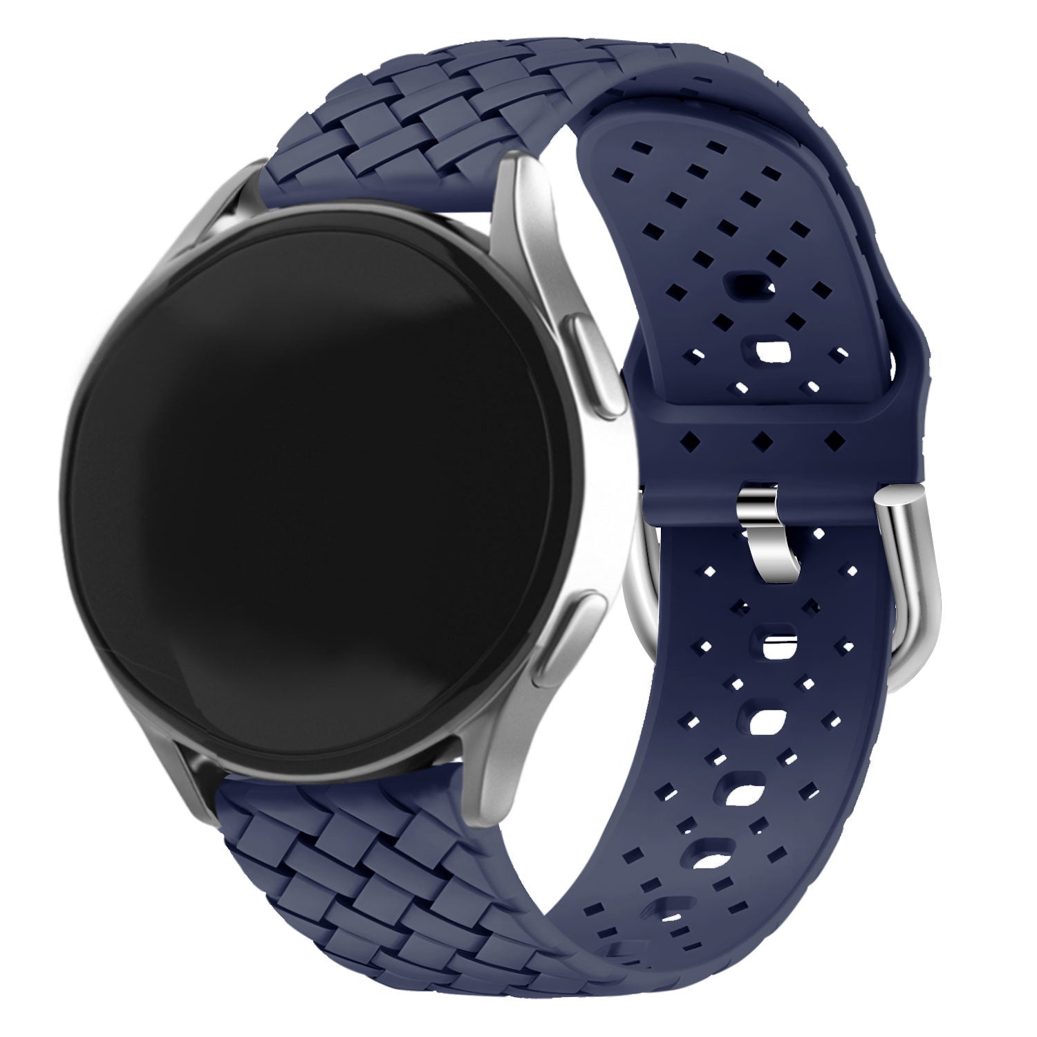 Bracelet silicone tissé Polar Unite (bleu foncé)