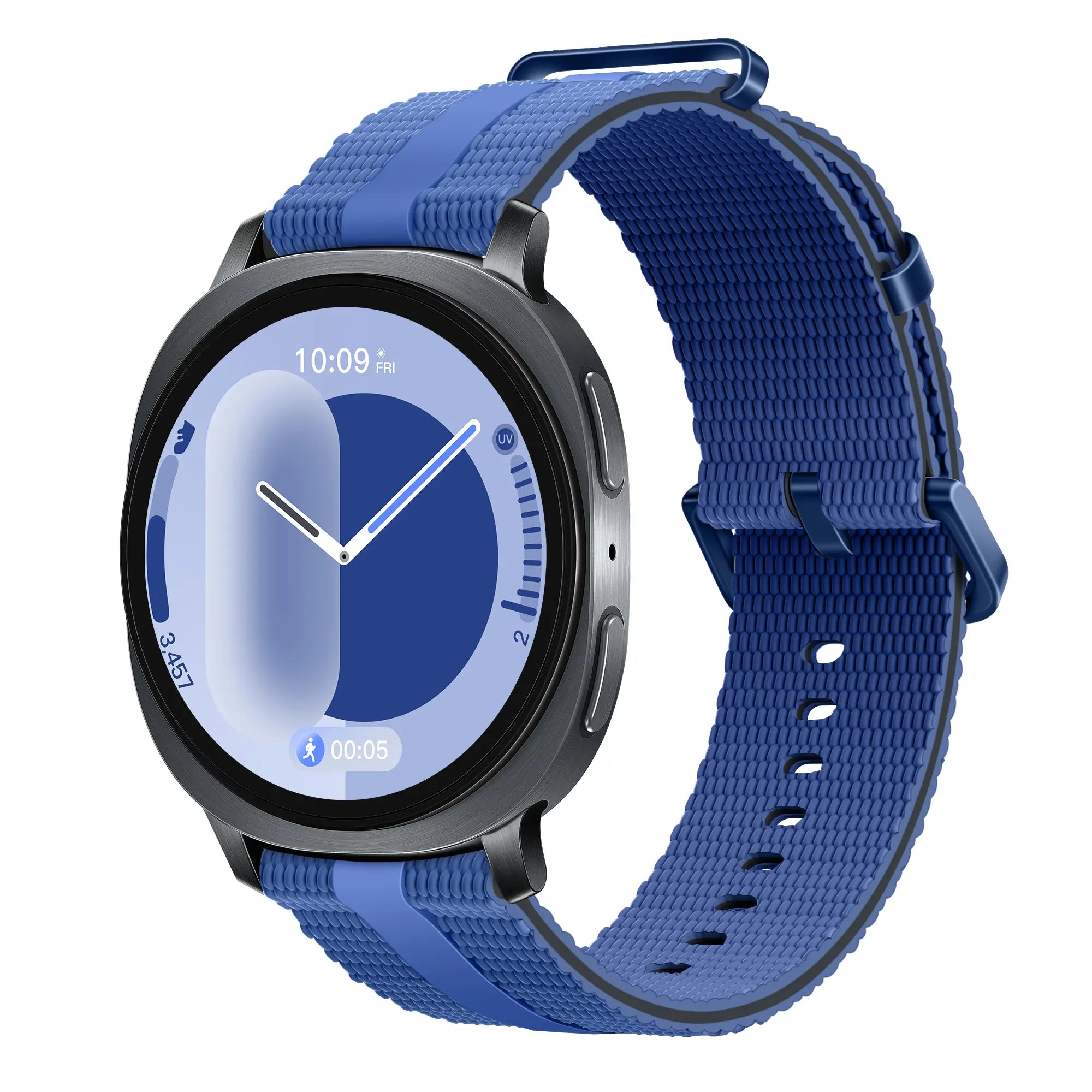 Bracelet active silicone Samsung Galaxy Watch 9 - 44mm (bleu)