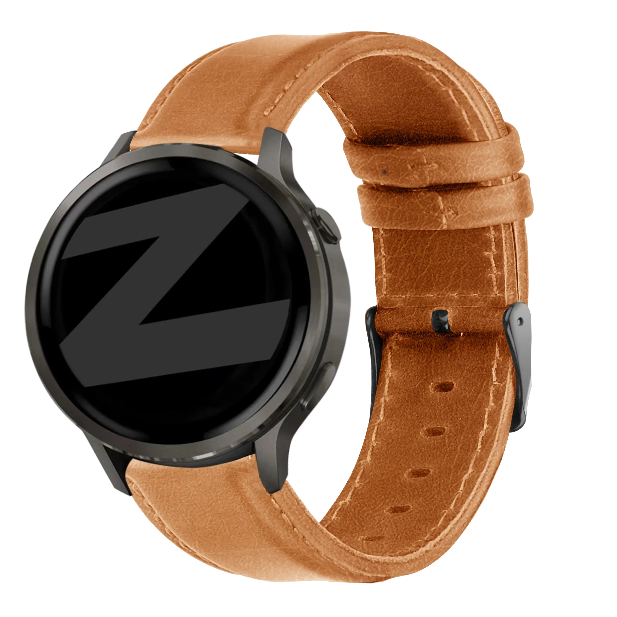 Bandz Garmin Approach S40 Leather Strap 'Classic' (Brown)