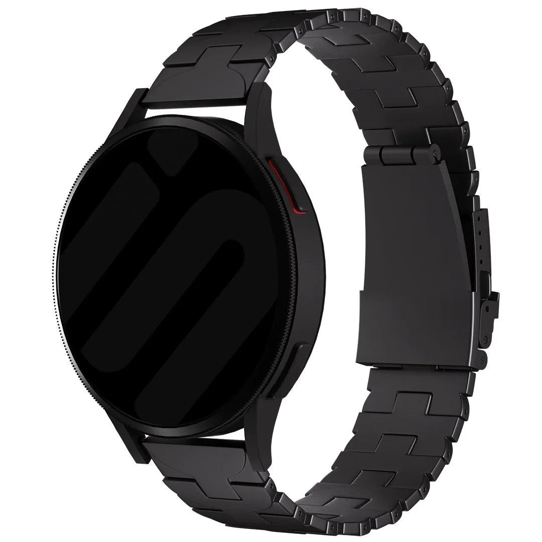 Bracelet titane papillon Gard Pro Health Smartwatch 3 - 48mm (noir)