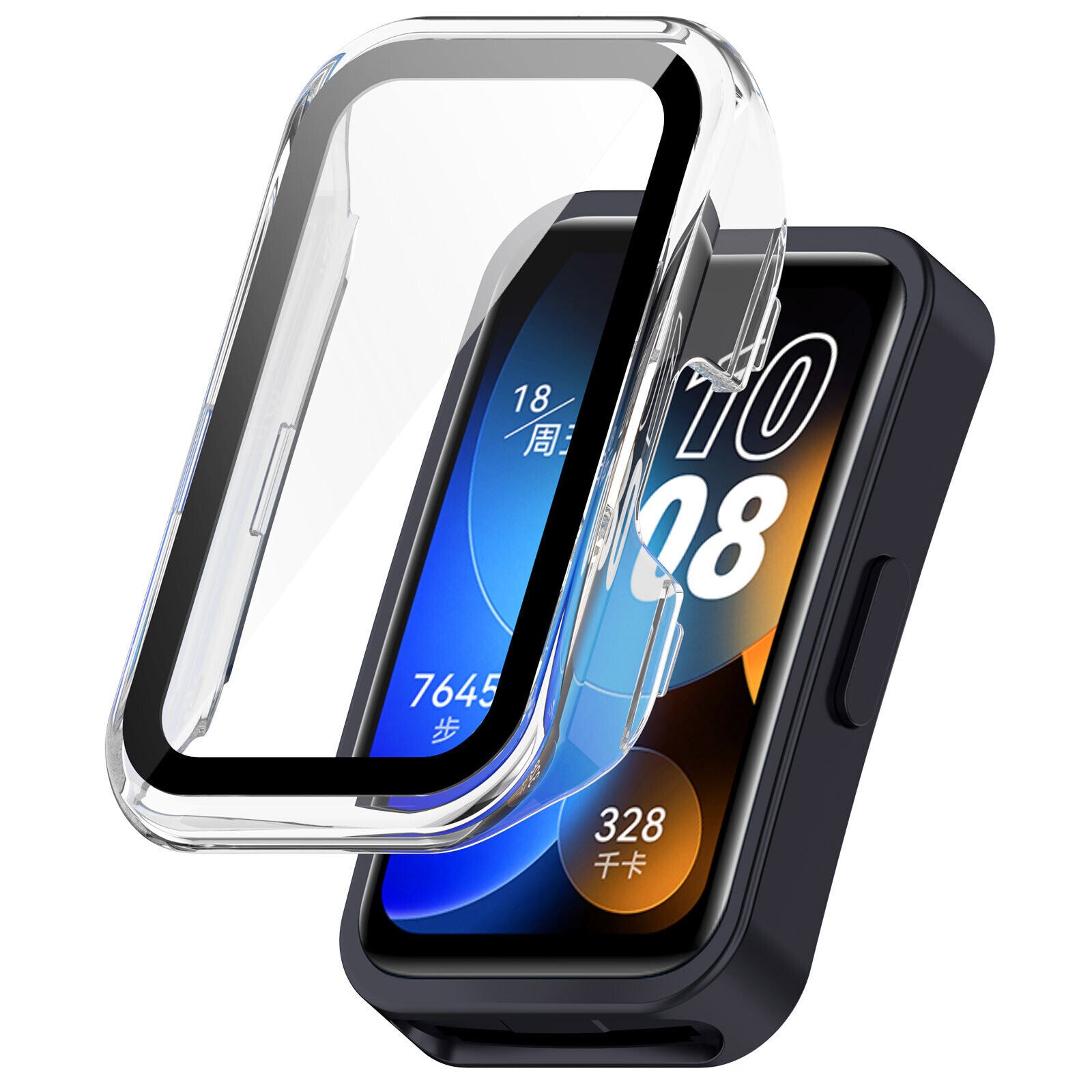 Coque de protection avec verre Huawei Band 8 (verre)