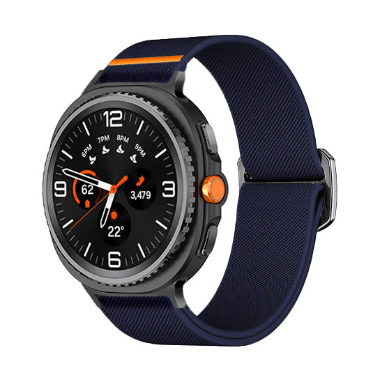Bracelet élastique Samsung Galaxy Watch 9 - 44mm (bleu foncé)