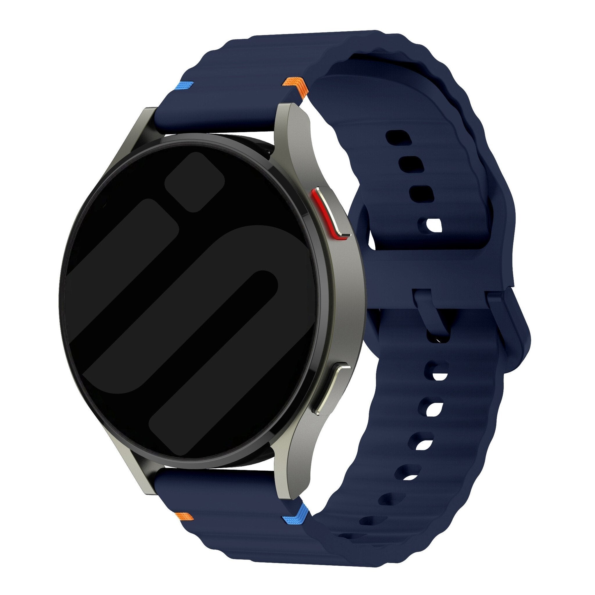 Huawei Watch GT 5 - 46mm Wave Silicone Strap (Dark Blue)