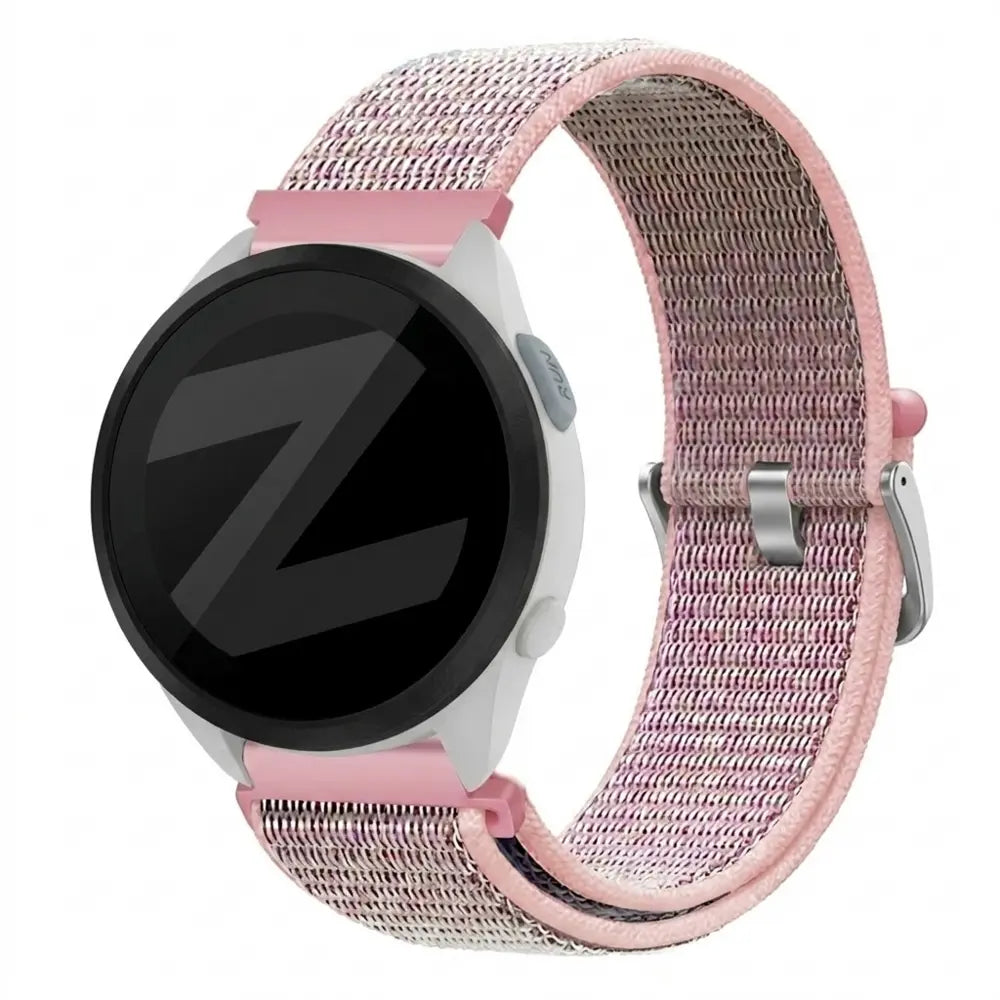 Bandz Garmin Forerunner 165 Nylon Loop Strap (Pink)