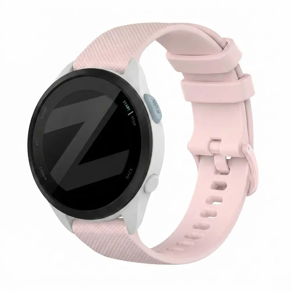 Bandz Garmin Forerunner 165 Silicone Strap 'Premium' (Pink)