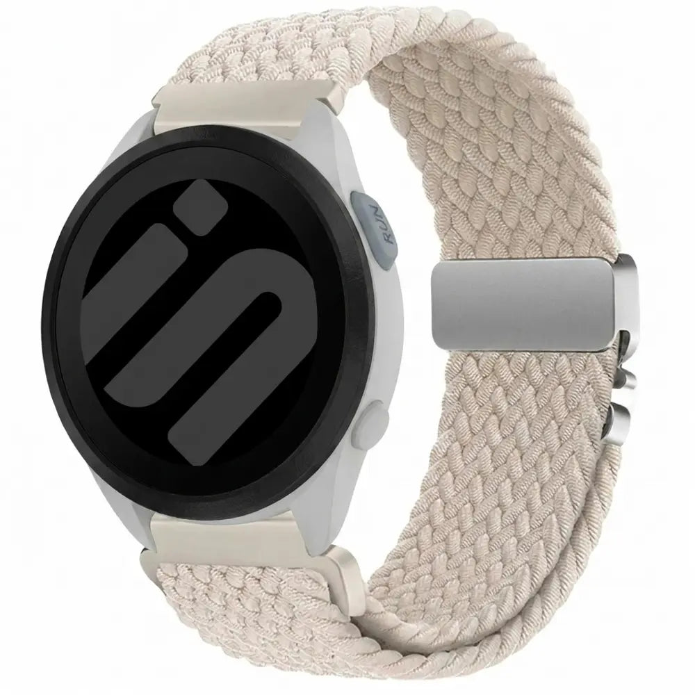 Garmin Forerunner 165 Braided Strap with P-Buckle (Starlight)