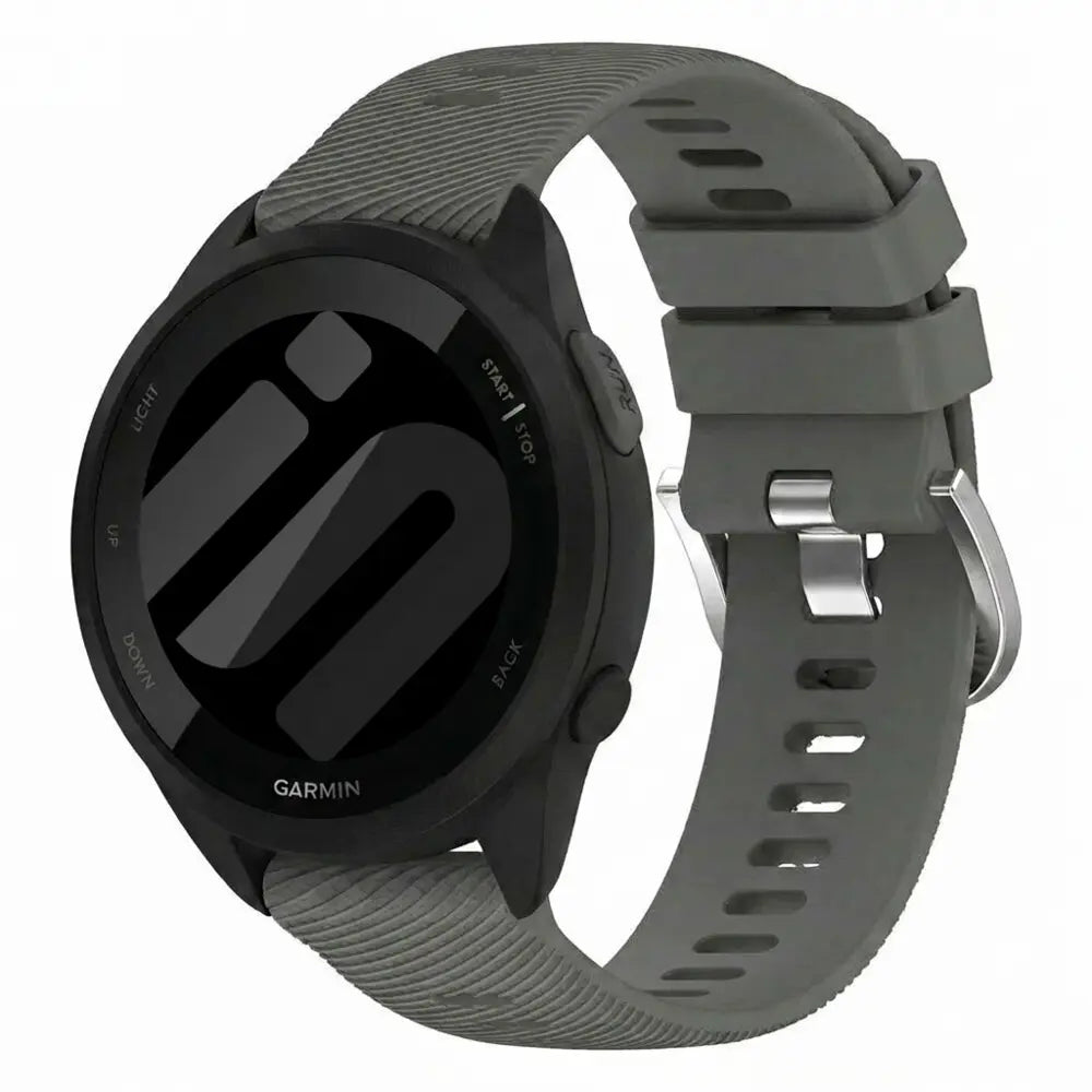 Garmin Forerunner 165 Silicone Strap (Dark Gray)