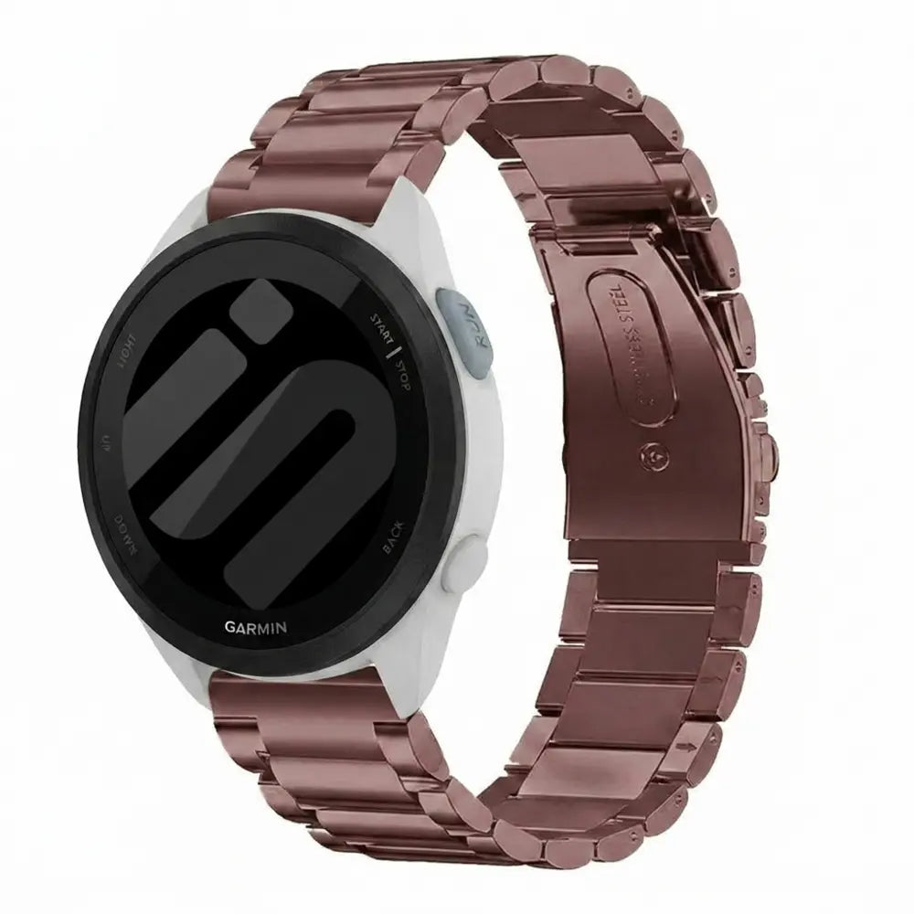 Garmin Forerunner 165 Steel Strap (Bronze-Brown)