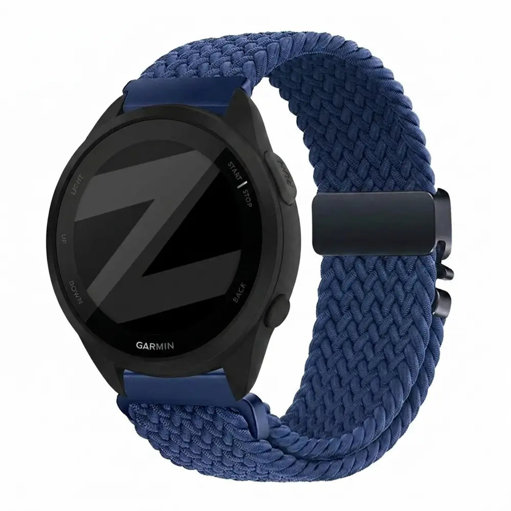 Bandz Garmin Forerunner 165 Braided Strap 'Parachute' (Blue)