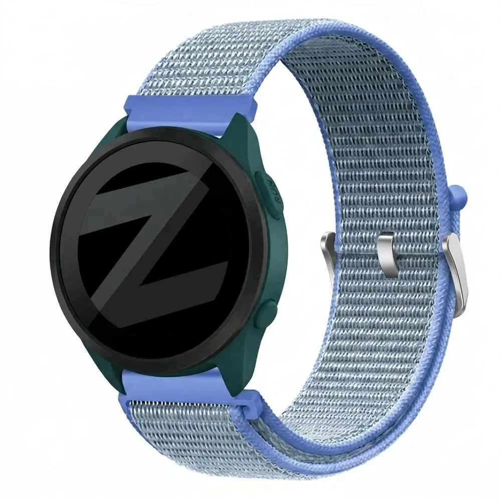 Bandz Garmin Forerunner 165 Nylon Loop Strap (Light Blue)
