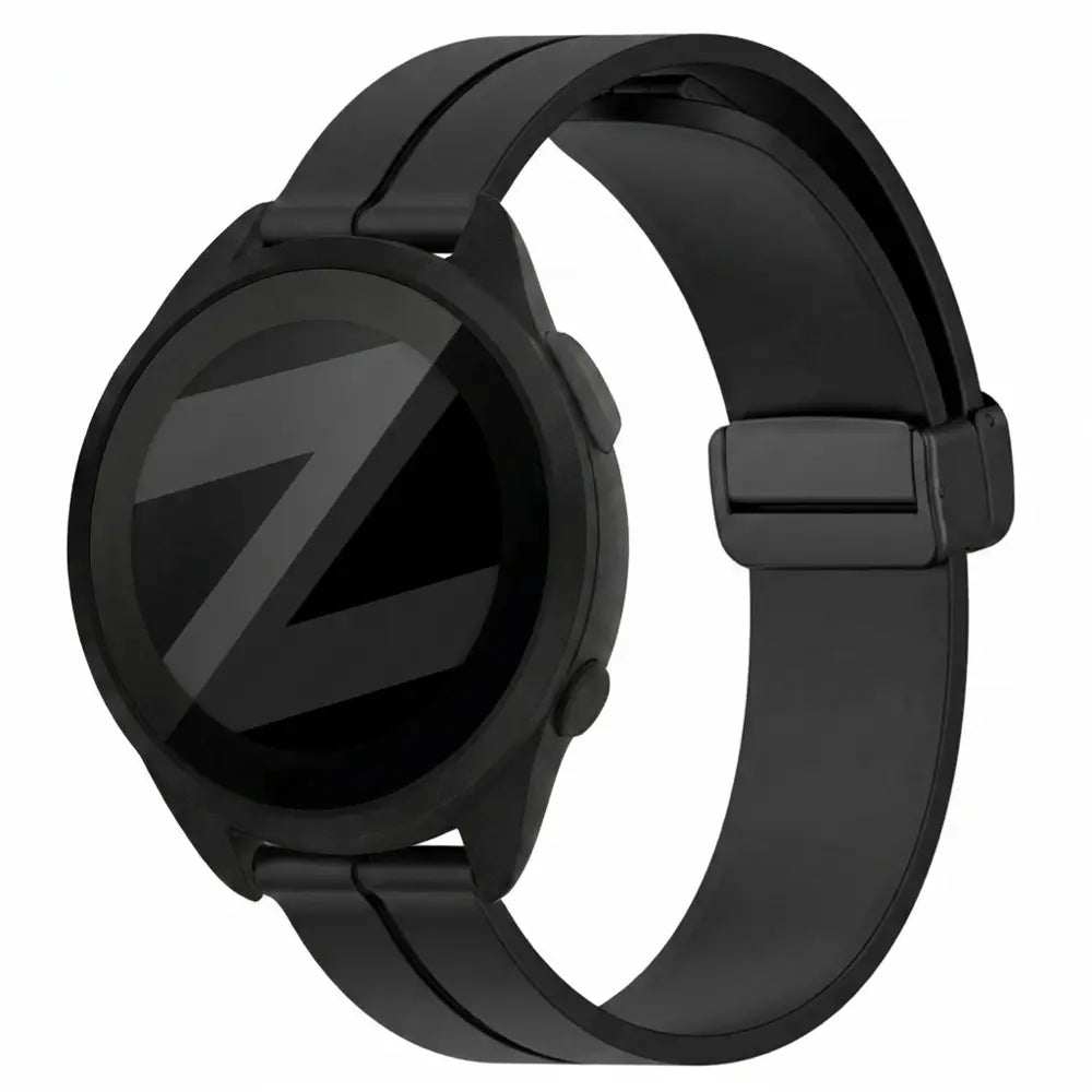 Bandz Garmin Forerunner 165 Silicone Strap with D-Buckle (Black)