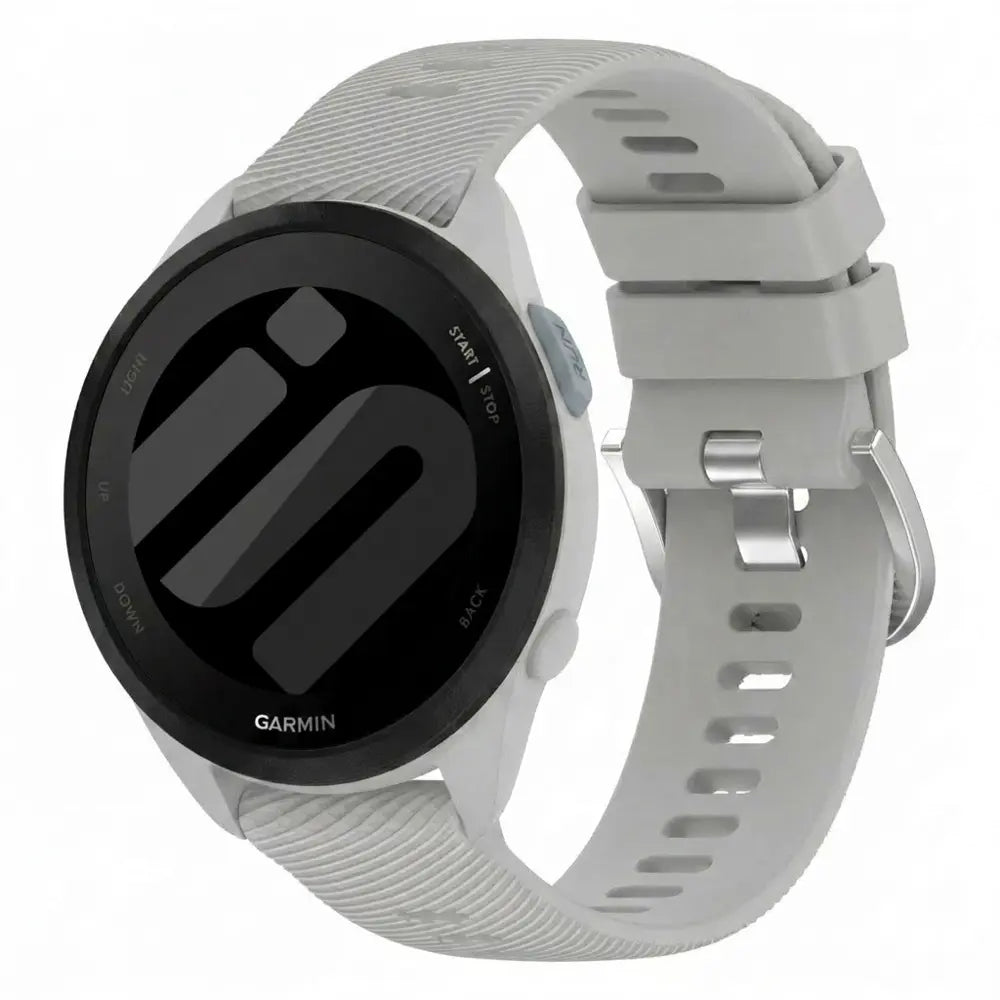 Garmin Forerunner 165 Silicone Strap (Light Gray)