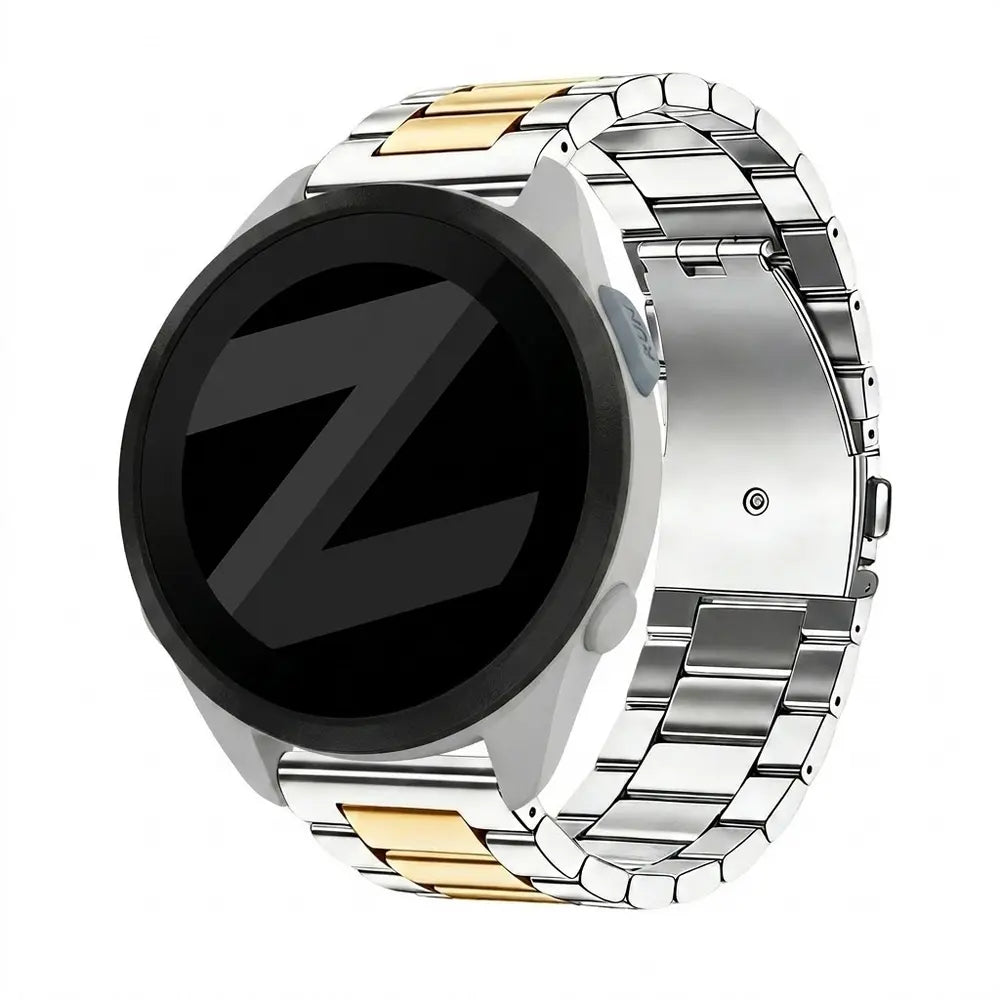 Bandz Garmin Forerunner 165 Steel Strap 'Classic' (Silver/Gold)