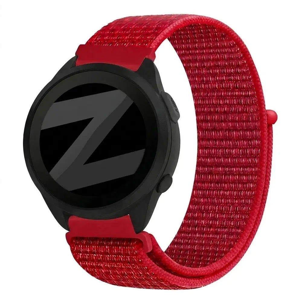 Bandz Garmin Forerunner 165 Nylon Loop Strap (Red)