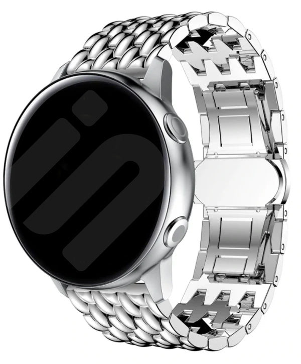 Bracelet acier 'Dragon' Xiaomi Watch 2 Pro (argent)